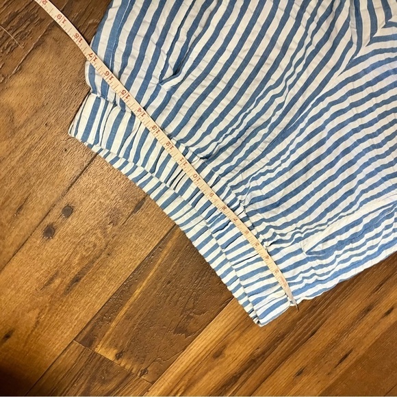 Roller Rabbit Striped Wide Leg Pants Blue White Medium A - Picture 4 of 7